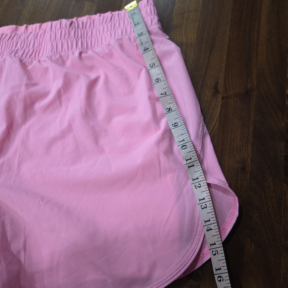 Avia Pink Women's Athletic Elastic-Waist Running Short With Bike Short Liner XXL - Picture 6 of 9